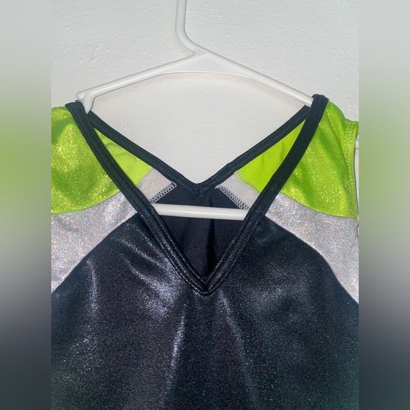 GK Elite gymnastics leotard with sequins - Picture 4 of 8
